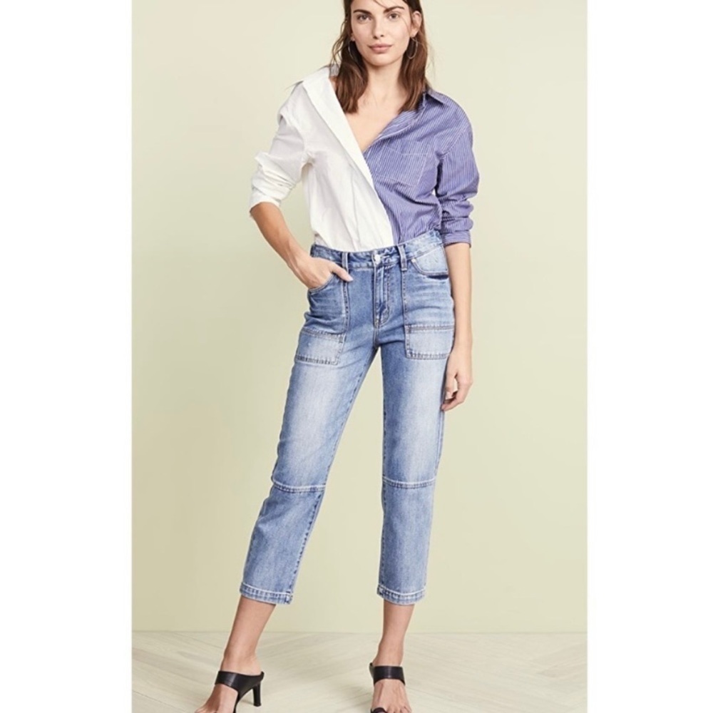 Habitual Delia Utility High Waisted Jeans
